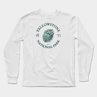 Yellowstone National Park, Tough Old Bison Long Sleeve T-Shirt